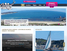 Tablet Screenshot of camping-des-2jumeaux.com